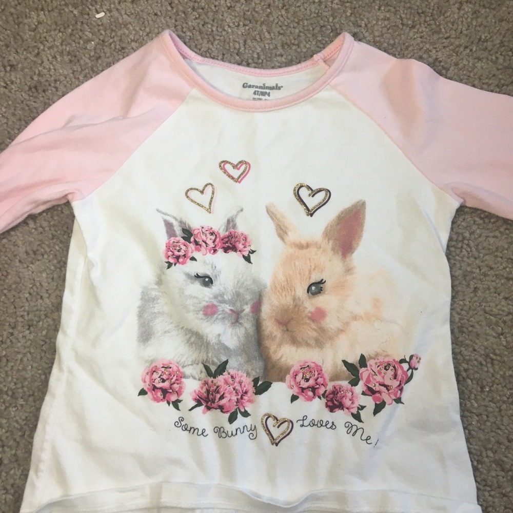 Cat printed long sleeve teeshirt